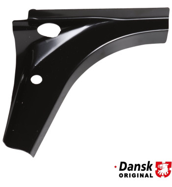 Fuel tank support corner plate, left