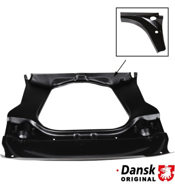 Fuel tank support corner plate, right