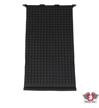 Floor mat for walk through, rubber, black