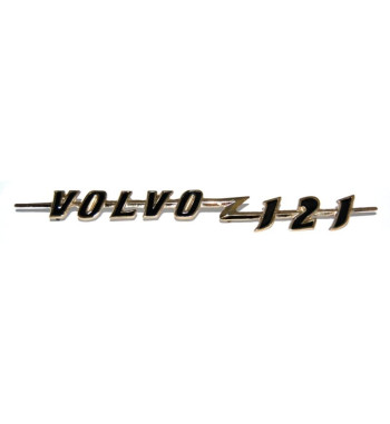 Emblemat na klapę bagażnika „Volvo 121” złoty/czarny

