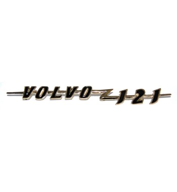 Emblemat na klapę bagażnika, „Volvo 121” złoty/czarny