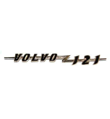 Emblemat na klapę bagażnika, „Volvo 121” złoty/czarny