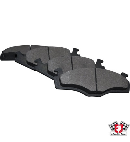 Brake pad set, front, 19.5 mm