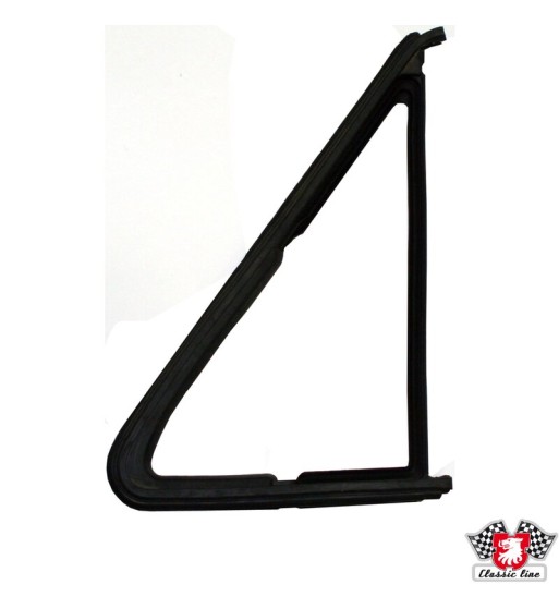 Vent window seal, left. For models without moulding Vent window seal, left. For models without moulding