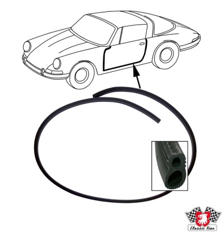 Door seal, left/right