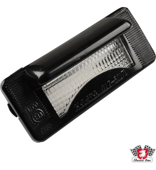Number plate light, without bulb, with E-mark Number plate light, without bulb, with E-mark