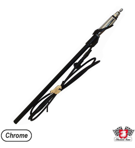 Antena montowana na górze, nowy styl, chrom, długość 970 mm
