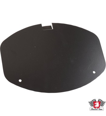 Rear chassis tunnel inspection cover. Allows access to the gear shift coupling